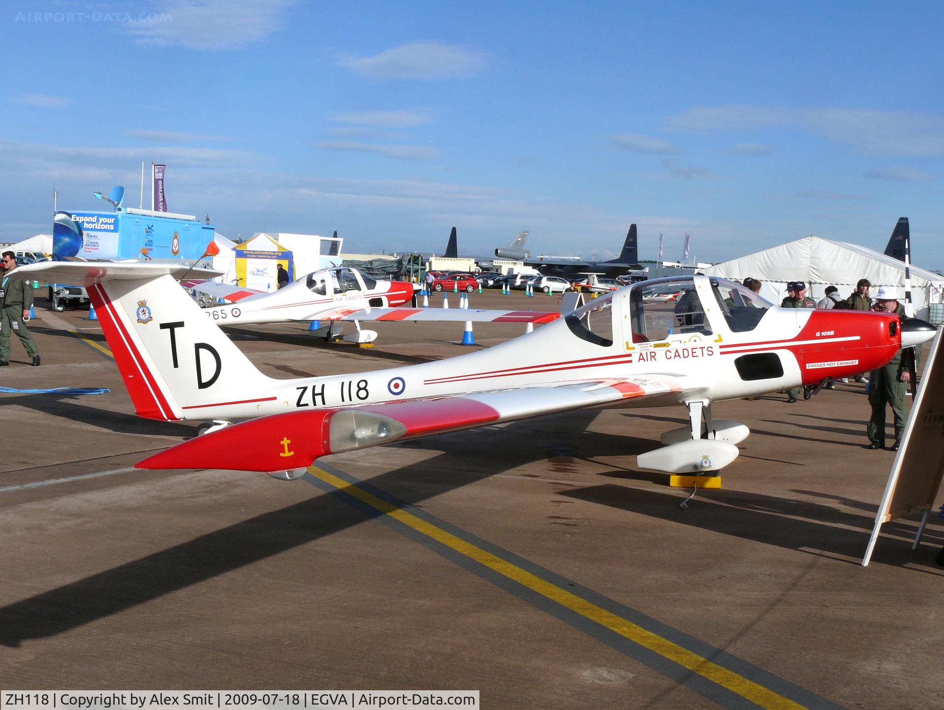 ZH118, Grob G-109B Vigilant T1 C/N 6507, Grob G109B Vigilant T1 ZH118/TD Royal Air Force