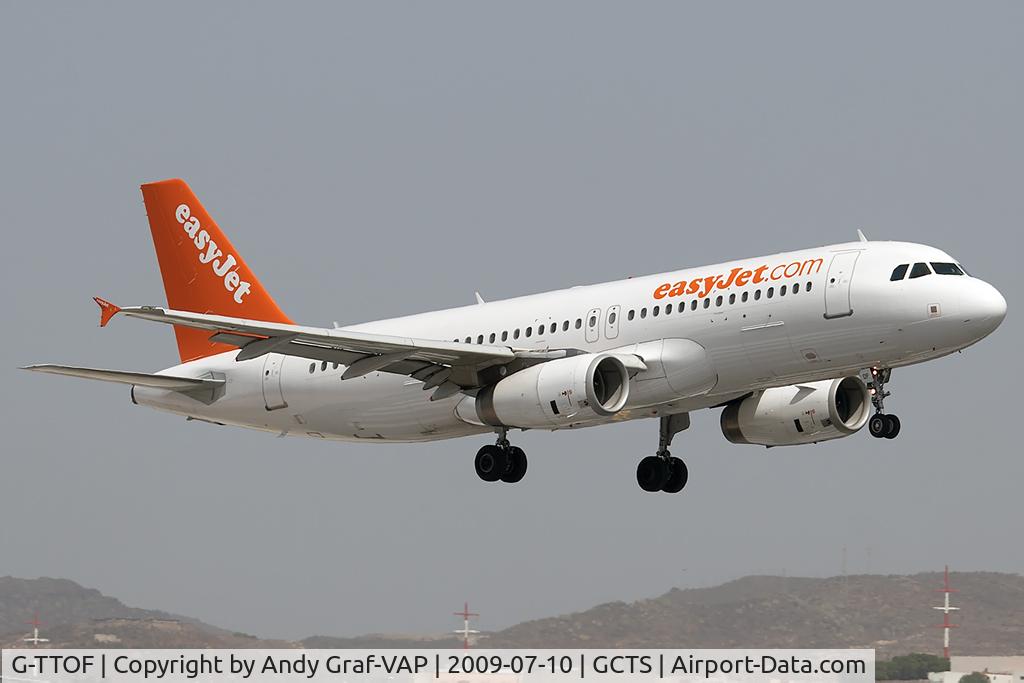 G-TTOF, 2002 Airbus A320-232 C/N 1918, Easyjet A320