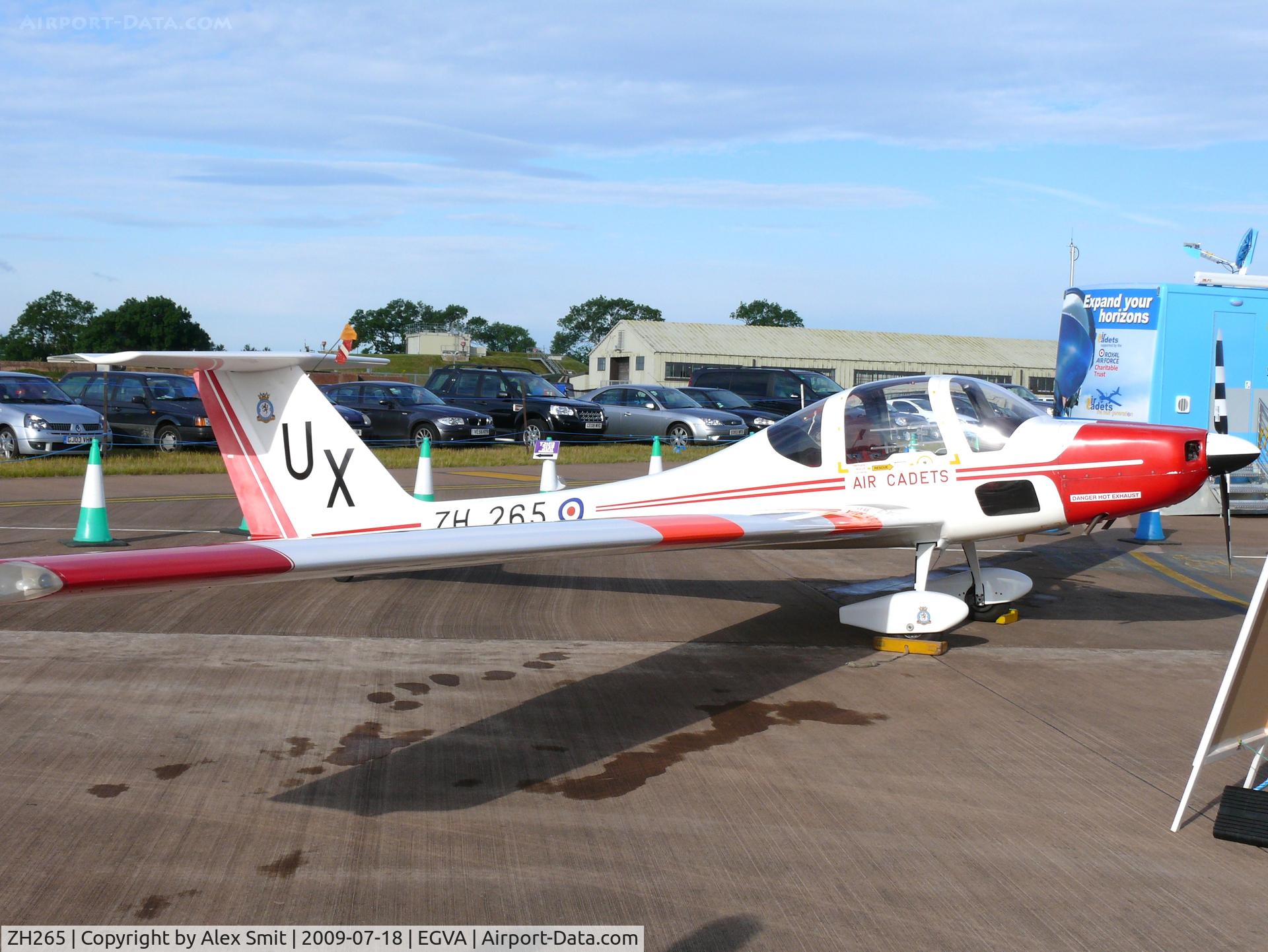 ZH265, Grob G-109B Vigilant T1 C/N 6565, Grob G109B Vigilant T1 ZH265/UX Royal Air Force