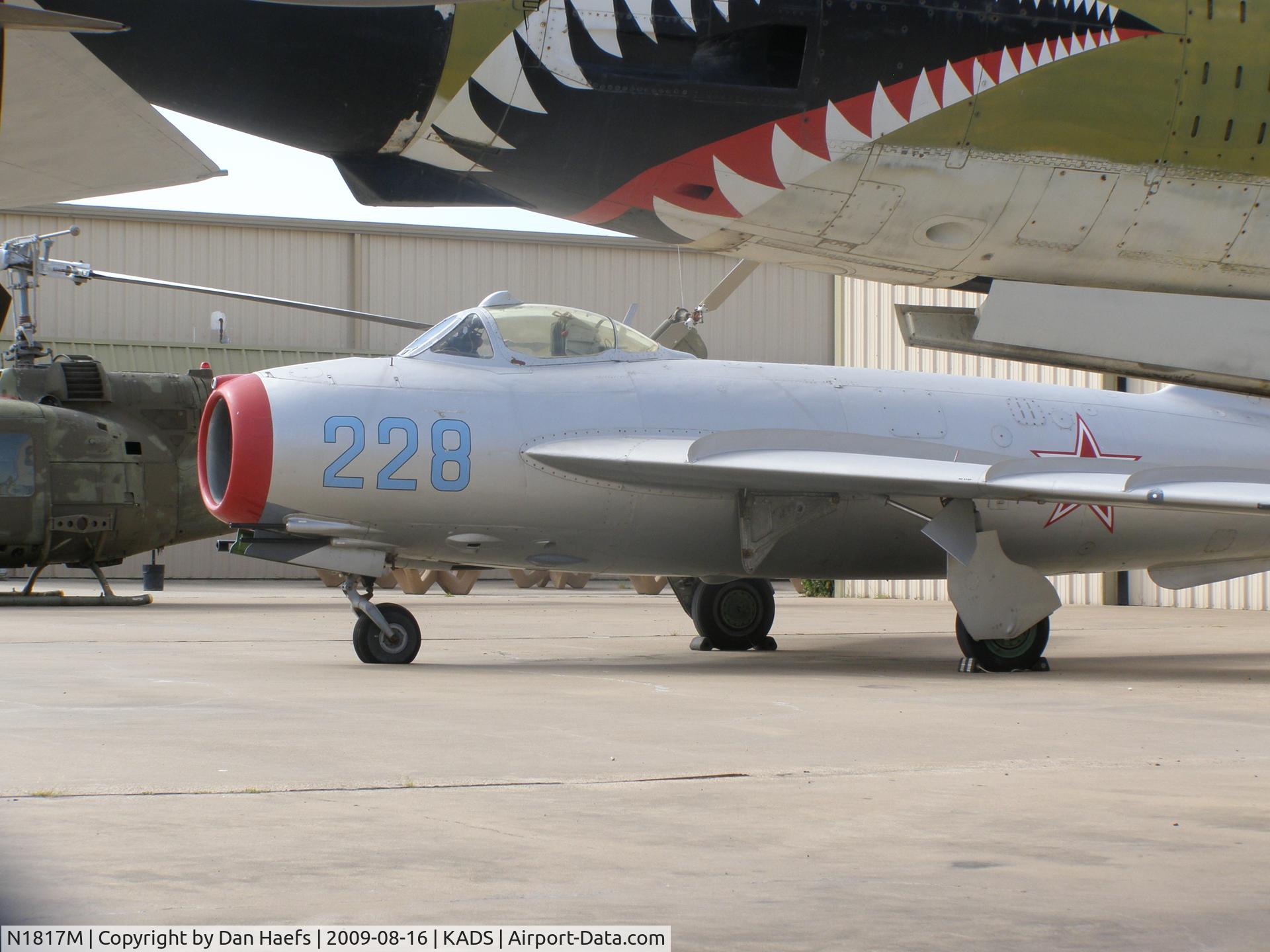 N1817M, PZL-Mielec Lim-5 (MiG-17F) C/N 1C1228, Cavanaugh Flight Museum