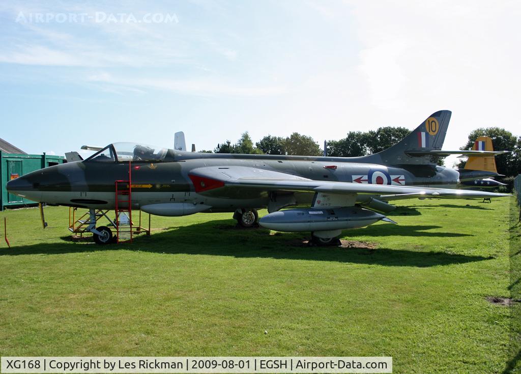 XG168, 1957 Hawker Hunter F.6A C/N HABL-003026, At Norwich Aviation Museum