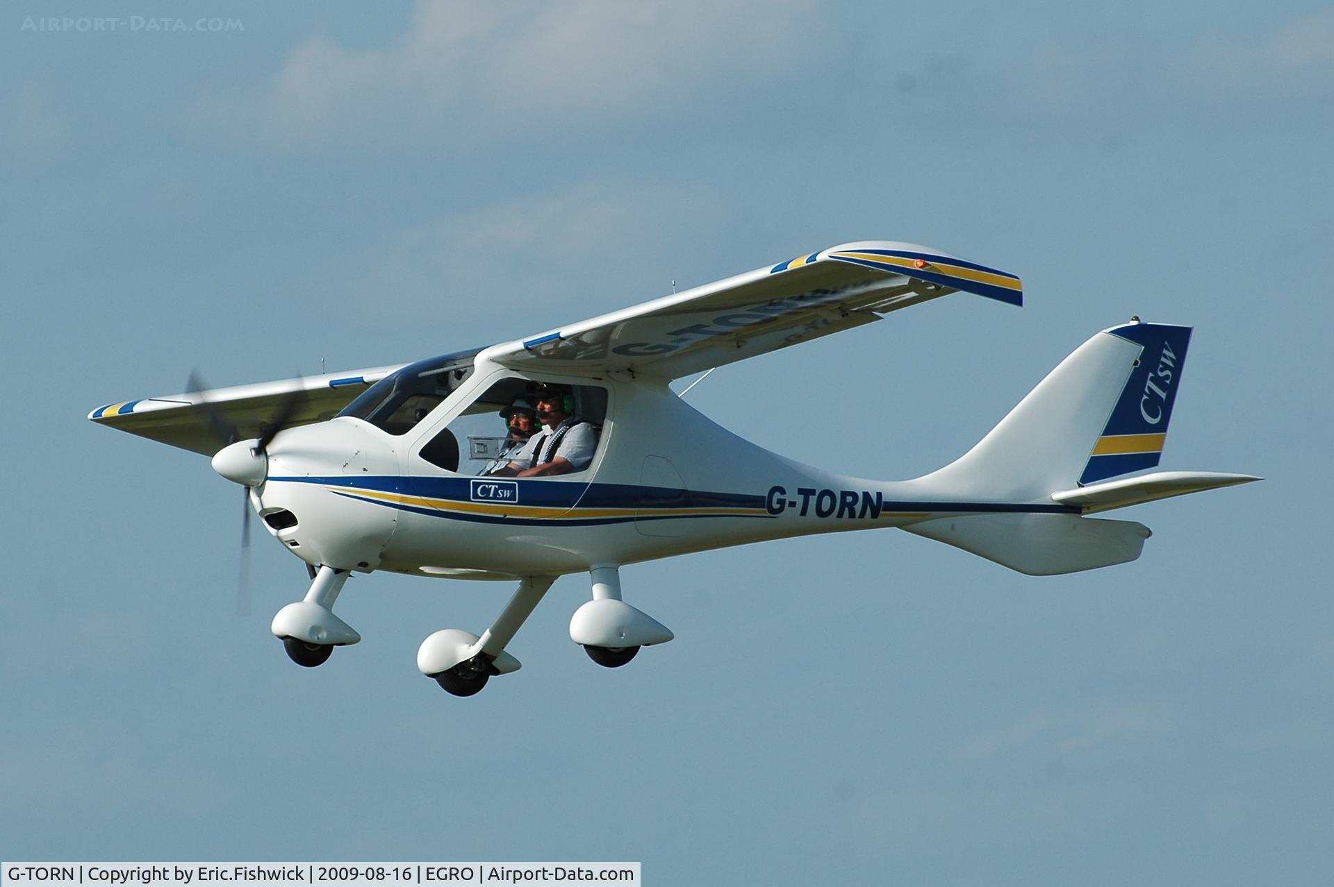 G-TORN, 2006 Flight Design CTSW C/N 8189, 4. G-TORN departing Heart Air Display, Rougham Airfield Aug 09