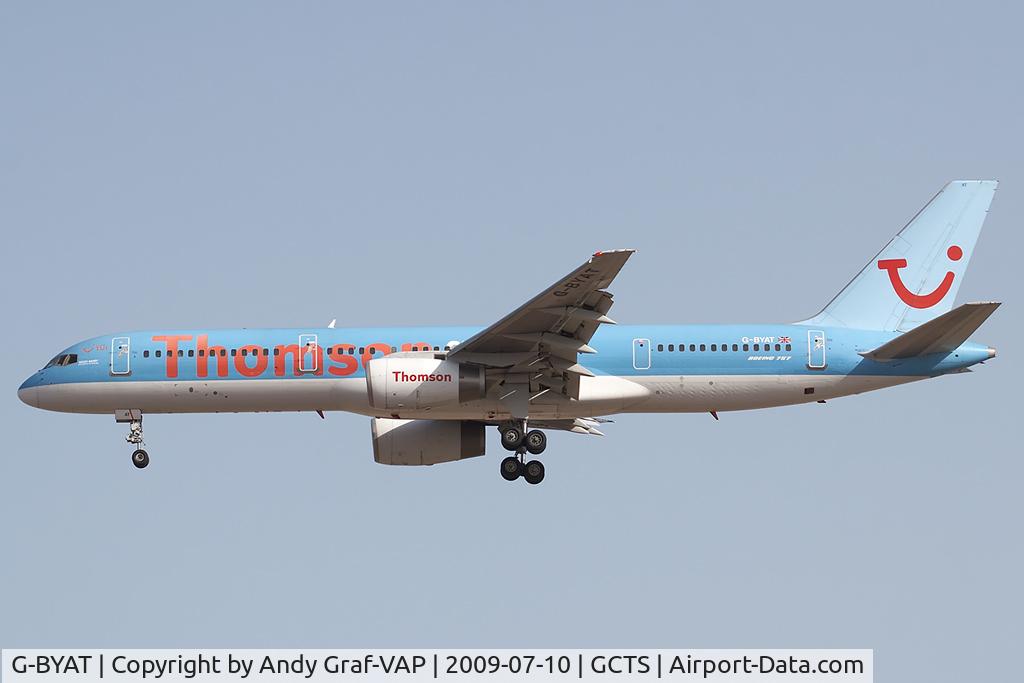 G-BYAT, 1994 Boeing 757-204 C/N 27208, Thomson 757-200