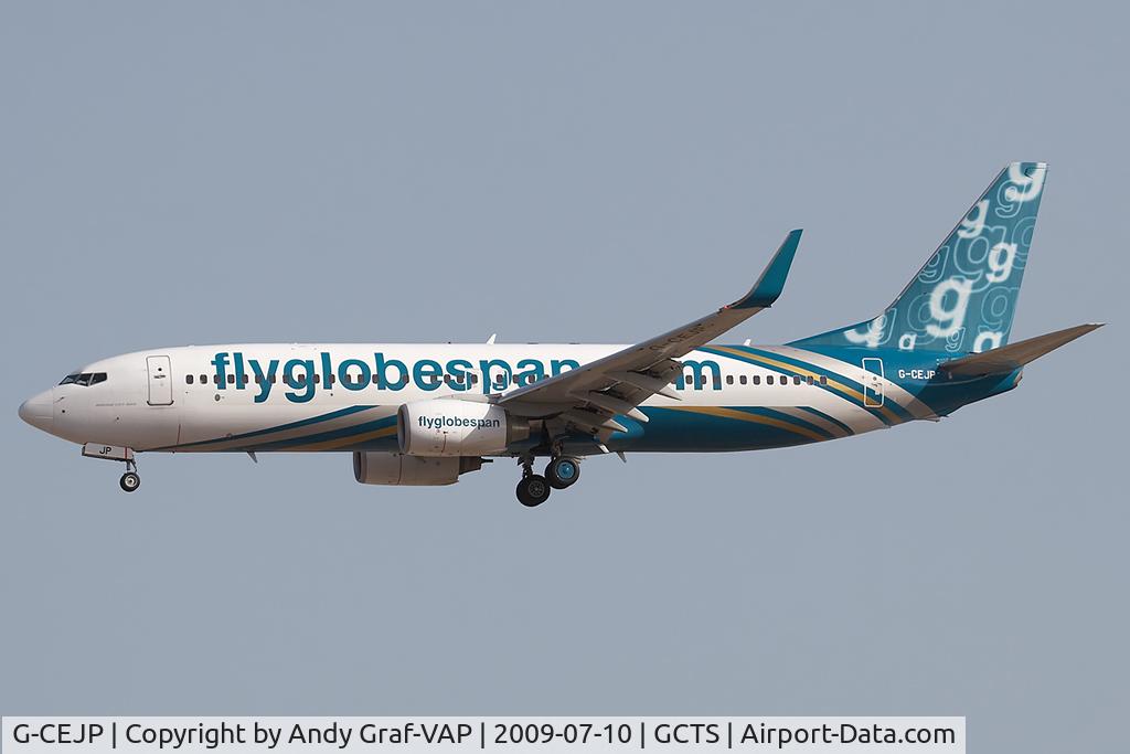G-CEJP, 2007 Boeing 737-8BK C/N 29646, Flyglobspan 737-800