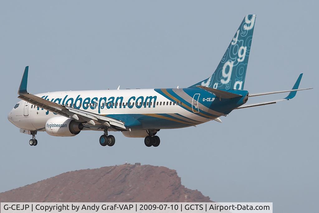 G-CEJP, 2007 Boeing 737-8BK C/N 29646, Flyglobspan 737-800