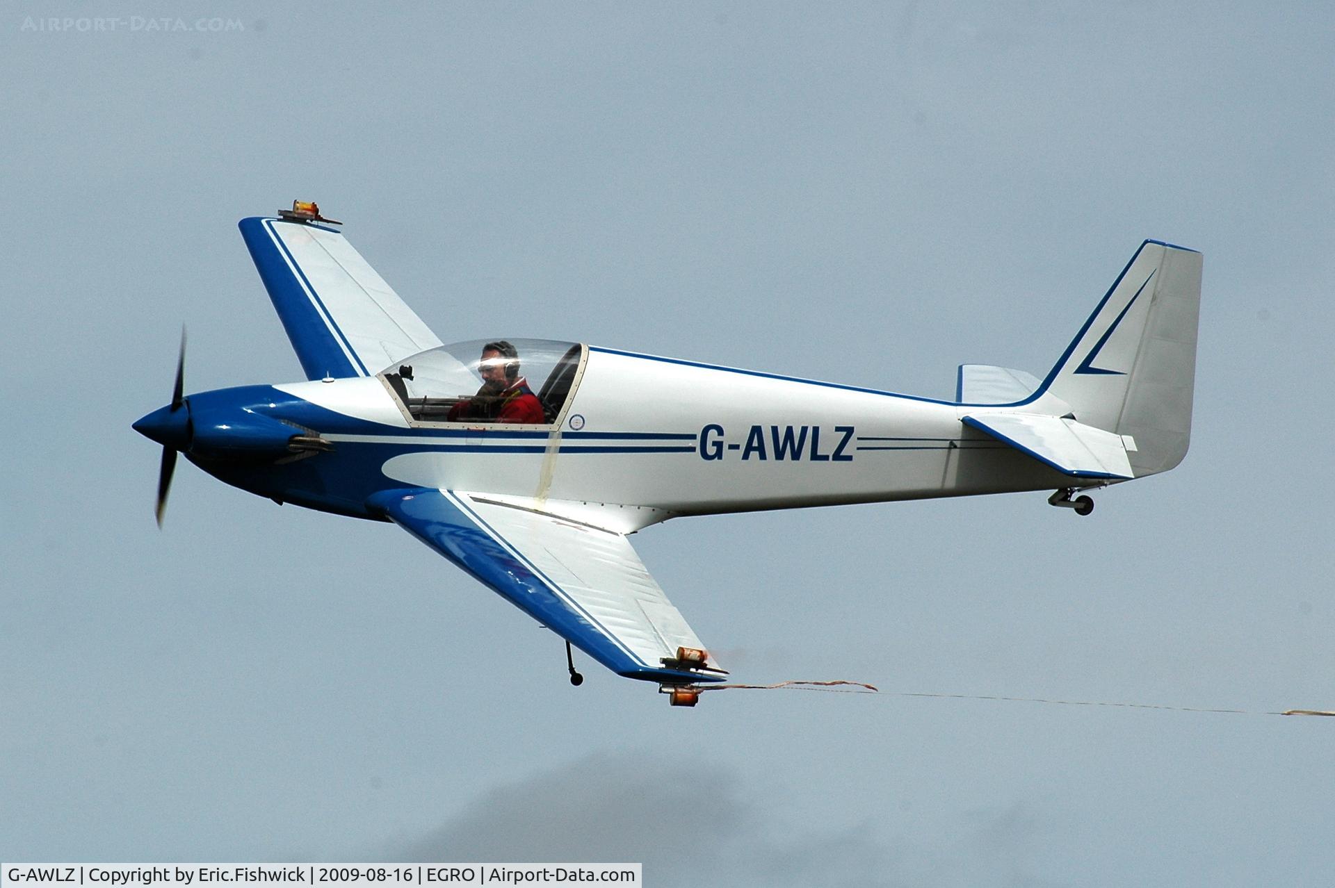 G-AWLZ, 1968 Sportavia-Putzer Fournier RF-4D C/N 4099, G-AWLZ at Heart Air Display, Rougham Airfield Aug 09