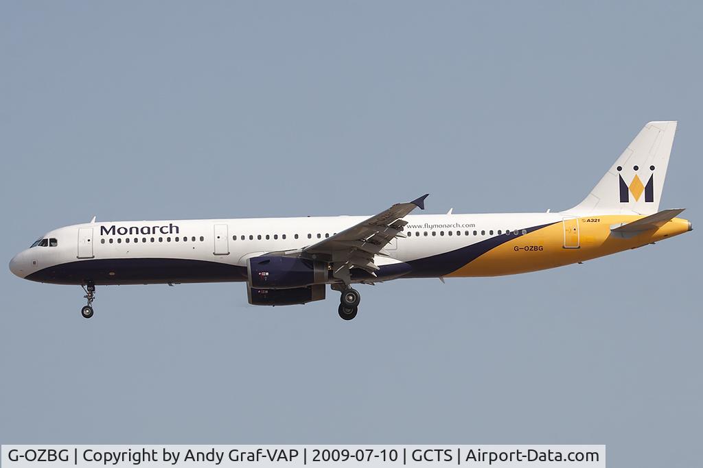 G-OZBG, 2003 Airbus A321-231 C/N 1941, Monarch A321