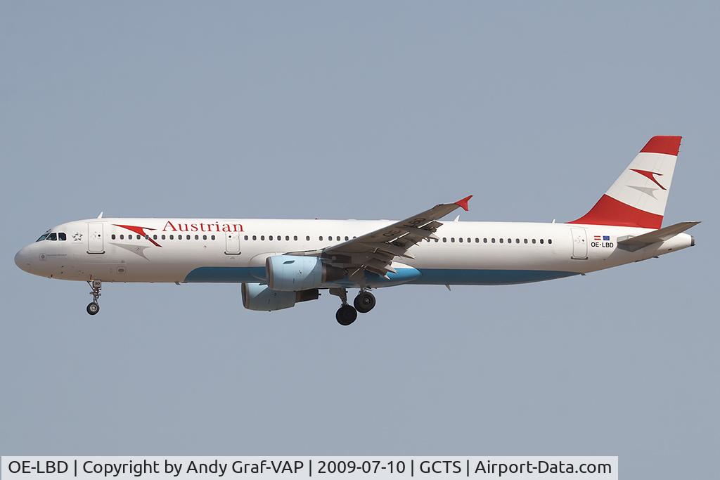 OE-LBD, 1998 Airbus A321-211 C/N 920, Austrian Airlines A321