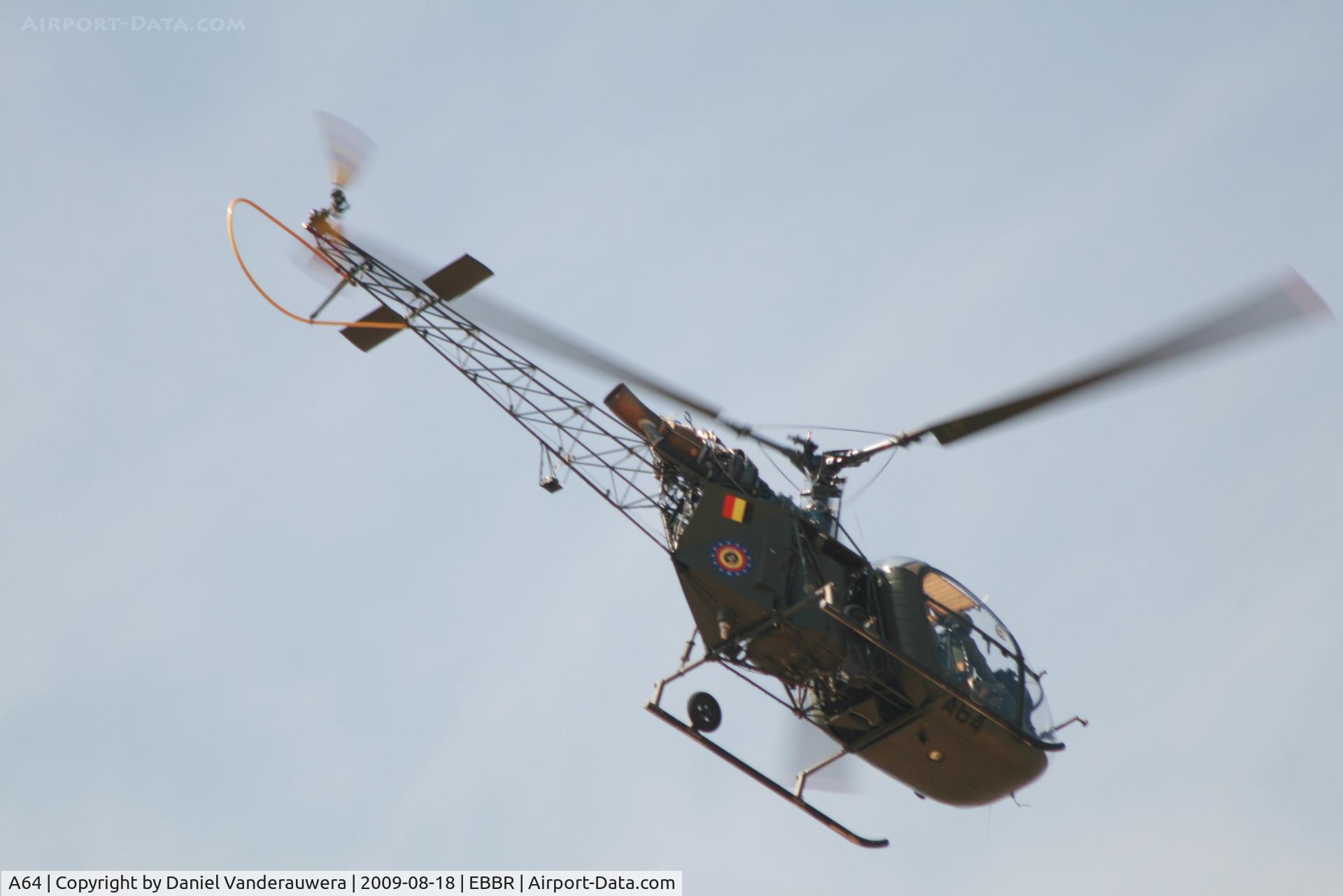 A64, Sud Aviation SA-318C Alouette II C/N 2050, In flight