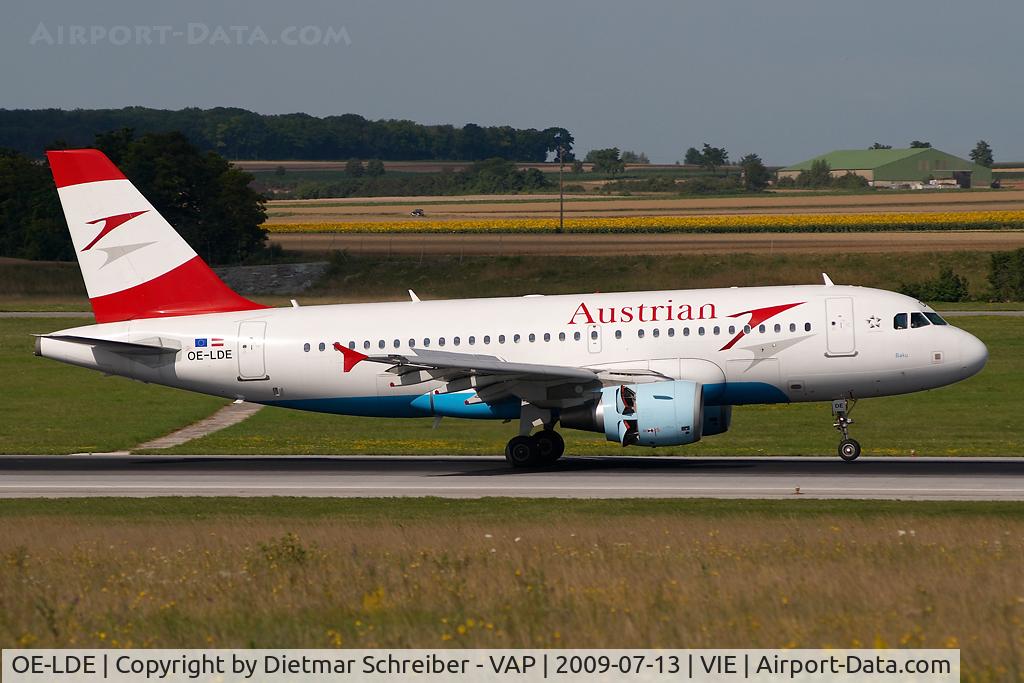 OE-LDE, 2005 Airbus A319-112 C/N 2494, Austrian Airlines Airbus 319