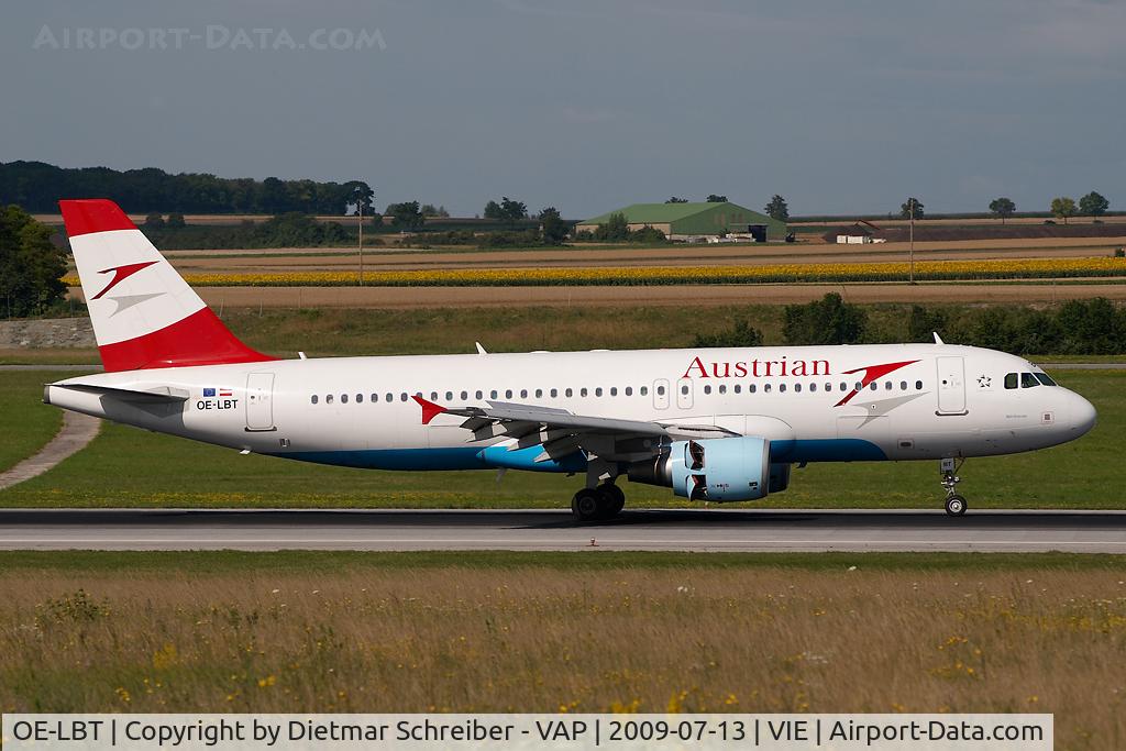 OE-LBT, 2000 Airbus A320-214 C/N 1387, Austrian Airlines Airbus 320