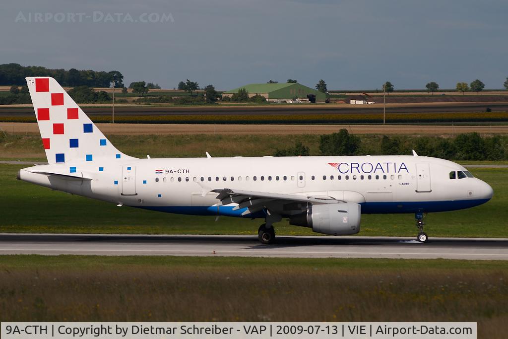 9A-CTH, 1998 Airbus A319-112 C/N 833, Croatia Airlines Airbus 319