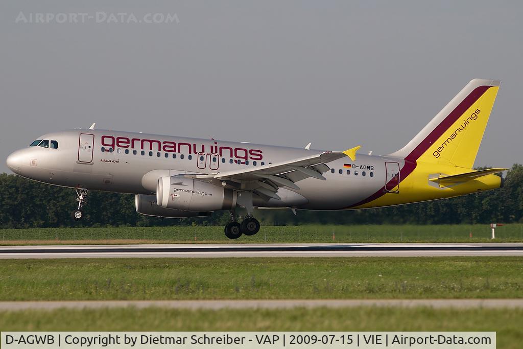 D-AGWB, 2006 Airbus A319-111 C/N 2833, Germanwings Airbus 319