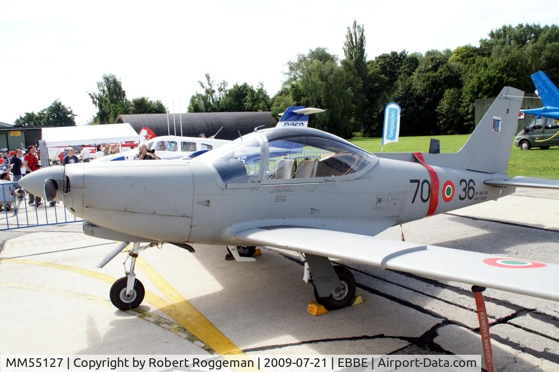 MM55127, SIAI-Marchetti SF-260EA C/N 6994/2089/EA030, SIAI Marchetti SF260EA.70 36.AMI.Open door Beauvechain