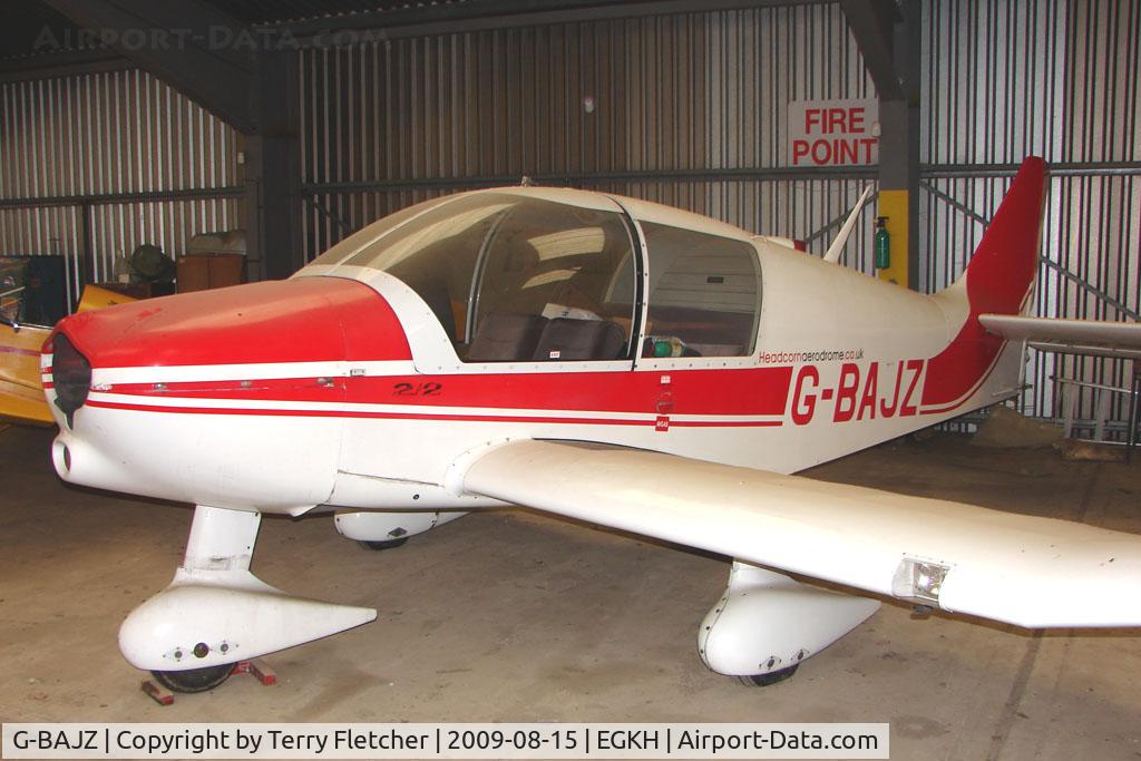 G-BAJZ, 1972 Robin DR-400-108  Dauphin 2+2 C/N 759, Robin DR400 at Headcorn , Kent , UK