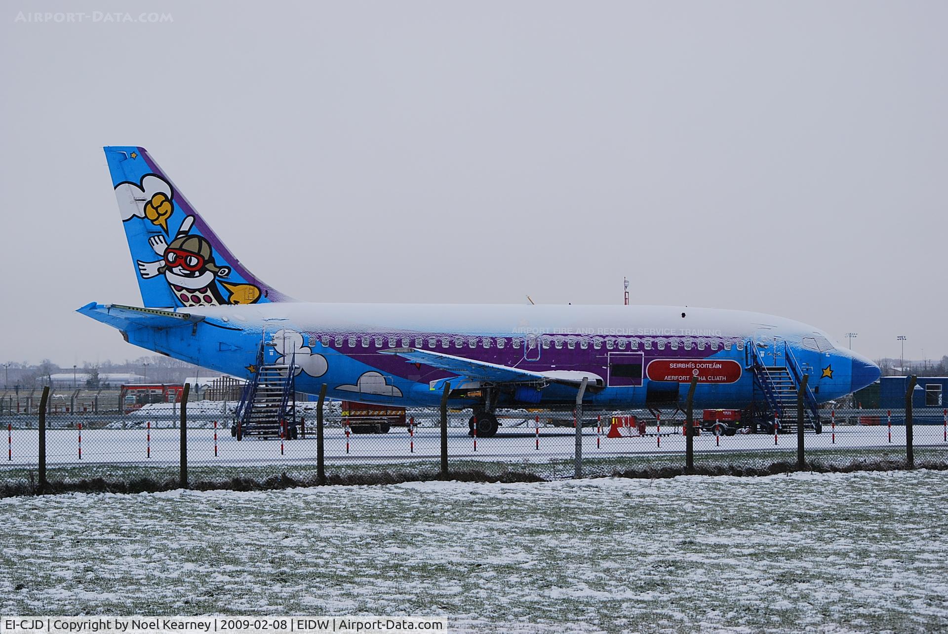 EI-CJD, 1983 Boeing 737-204 C/N 22966, B737-204 c/n 22966 l/n 946 ex RYR. Used now for fire service training.