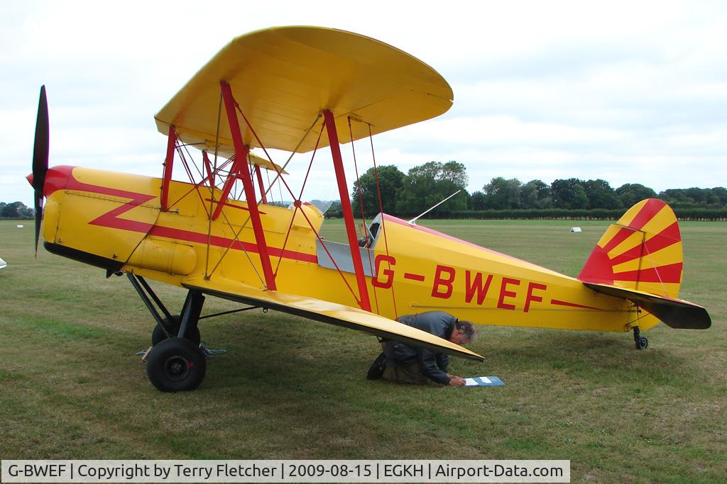 G-BWEF, 1946 Stampe-Vertongen SV-4C C/N 208, 1946 Sn De Constructions Aeronautiques Du Nord STAMPE SV4C(G at Headcorn , Kent , UK