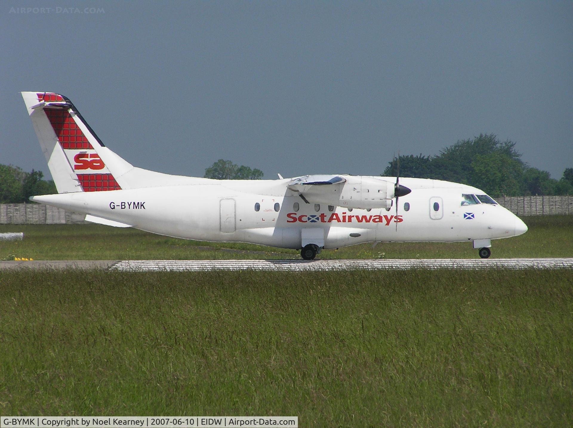 G-BYMK, 1996 Dornier 328-100 C/N 3062, Departing off Rwy 10
