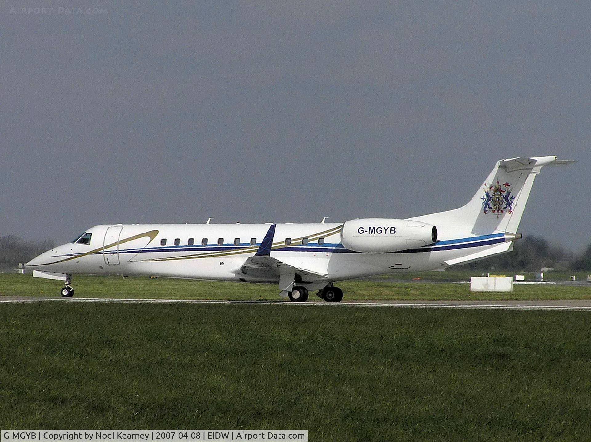 G-MGYB, 2006 Embraer Legacy 600 (EMB-135BJ) C/N 14500972, Departing off Rwy 28
