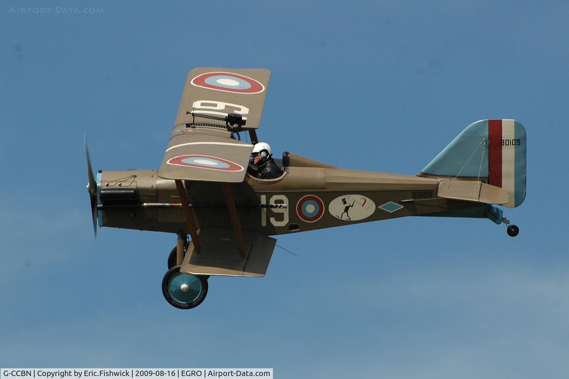 G-CCBN, 1982 Royal Aircraft Factory SE-5A Replica C/N 077246, G-CCBN at Heart Air Display, Rougham Airfield Aug 09