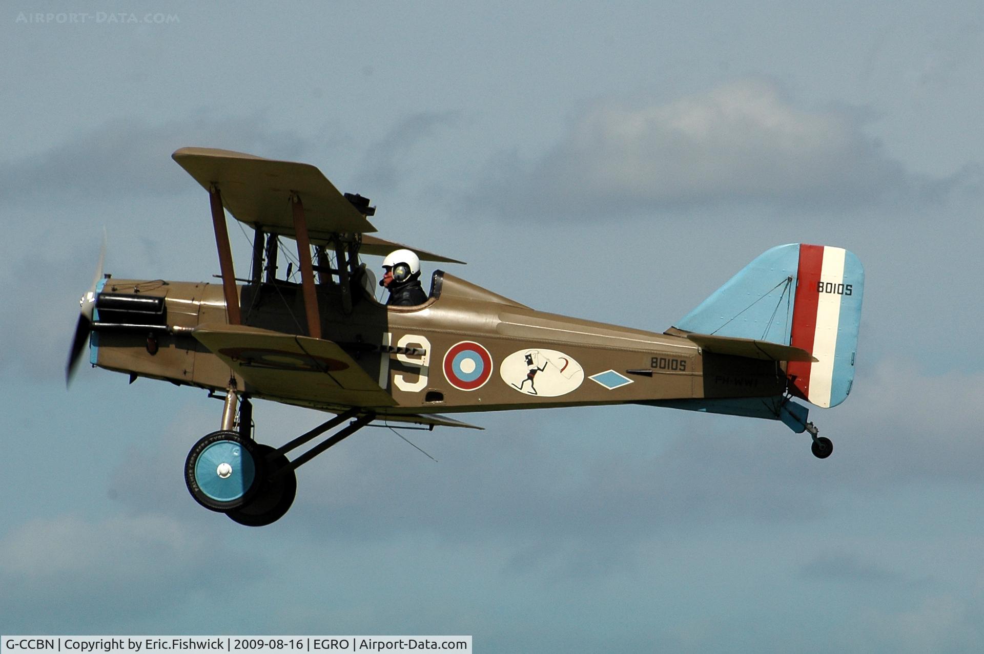 G-CCBN, 1982 Royal Aircraft Factory SE-5A Replica C/N 077246, G-CCBN at Heart Air Display, Rougham Airfield Aug 09