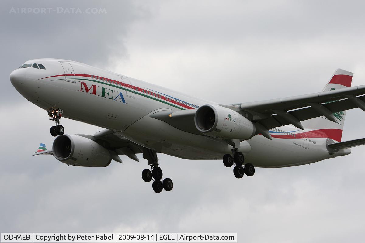 OD-MEB, 2009 Airbus A330-243 C/N 998, LHR