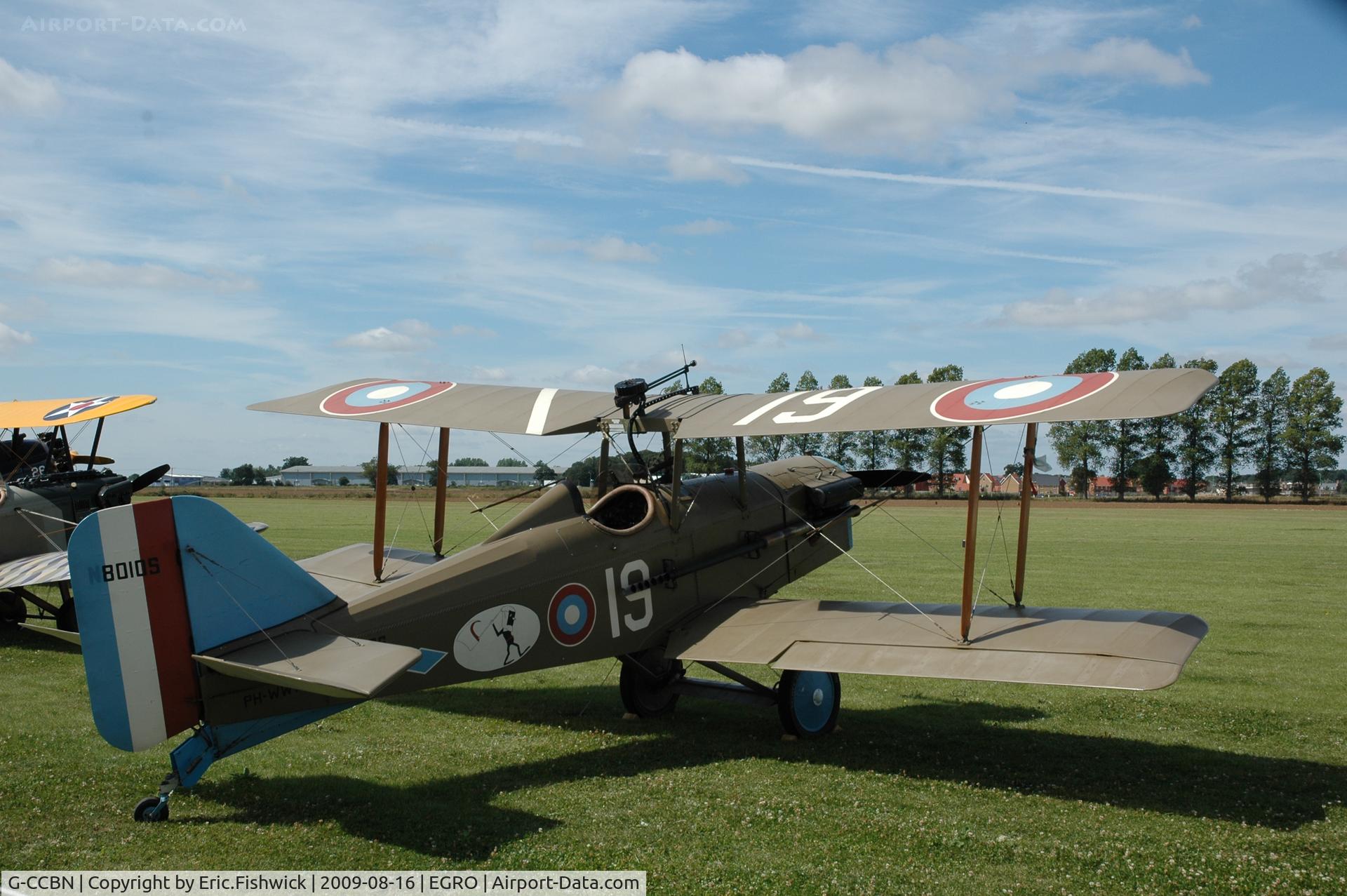 G-CCBN, 1982 Royal Aircraft Factory SE-5A Replica C/N 077246, G-CCBN at Heart Air Display, Rougham Airfield Aug 09