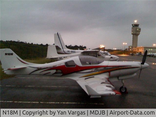 N18M, 1992 Lancair 320 C/N 001 (N18M), New paint 2008