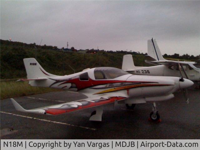 N18M, 1992 Lancair 320 C/N 001 (N18M), New paint 2008