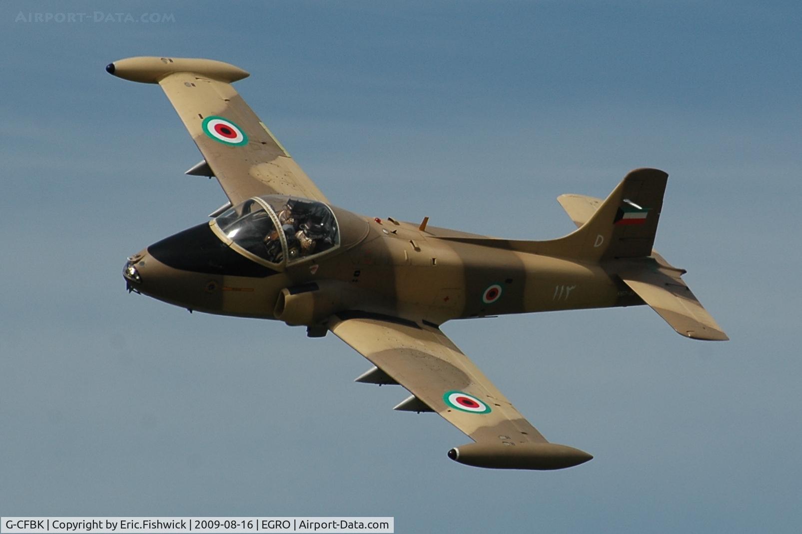 G-CFBK, 1976 BAC 167 Strikemaster Mk.80A C/N EEP/JP/4091, 3. G-CFBK BAC 167 Strikemaster MK80A at Heart Air Display, Rougham Airfield Aug 09