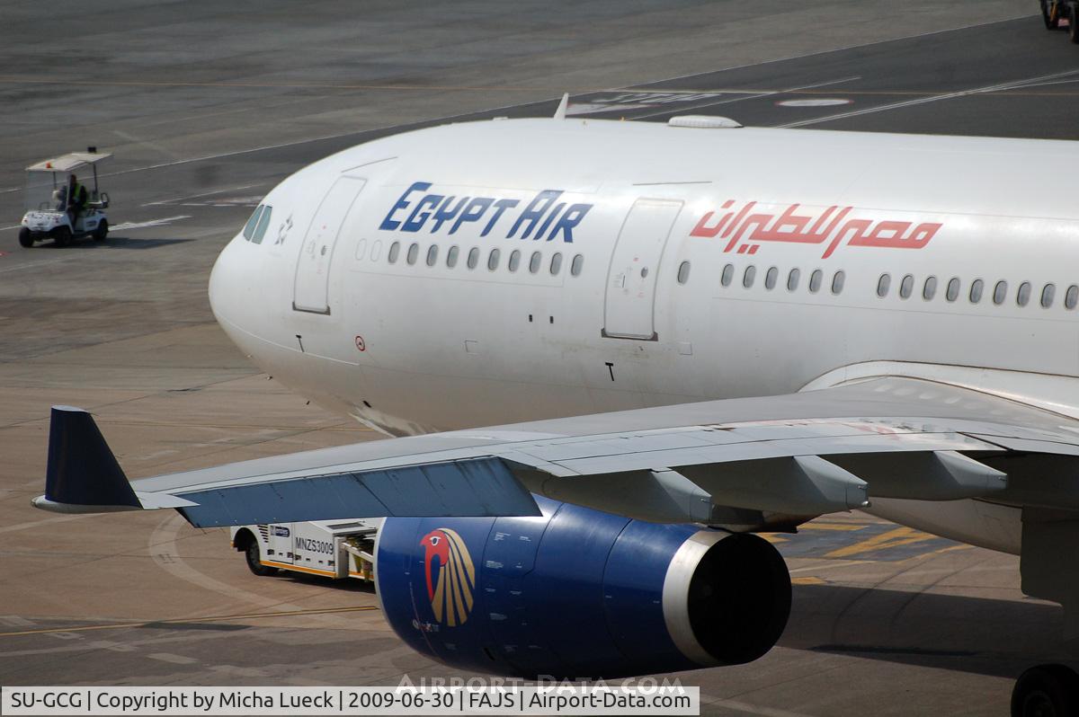 SU-GCG, Airbus A330-243 C/N 666, At Jo'burg
