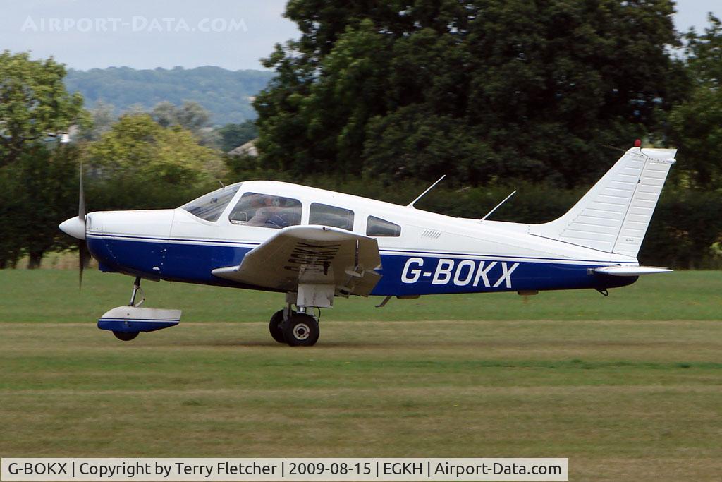 G-BOKX, 1978 Piper PA-28-161 Cherokee Warrior II C/N 28-7816680, Piper PA-28-161 at Headcorn , Kent , UK