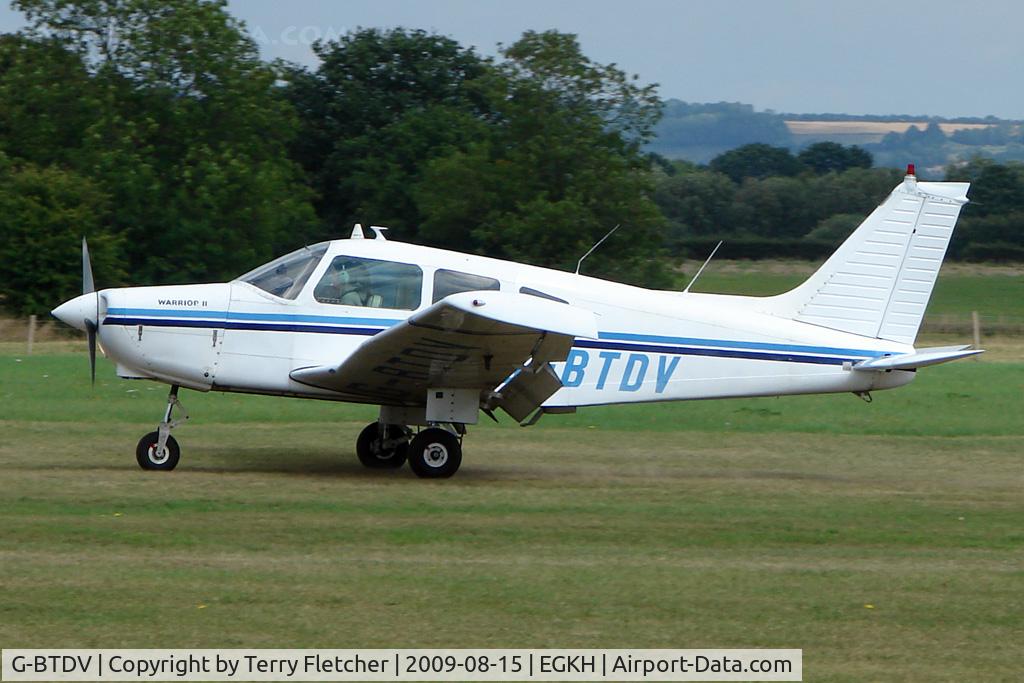 G-BTDV, 1978 Piper PA-28-161 Cherokee Warrior II C/N 28-7816355, Piper PA-28-161 at Headcorn , Kent , UK