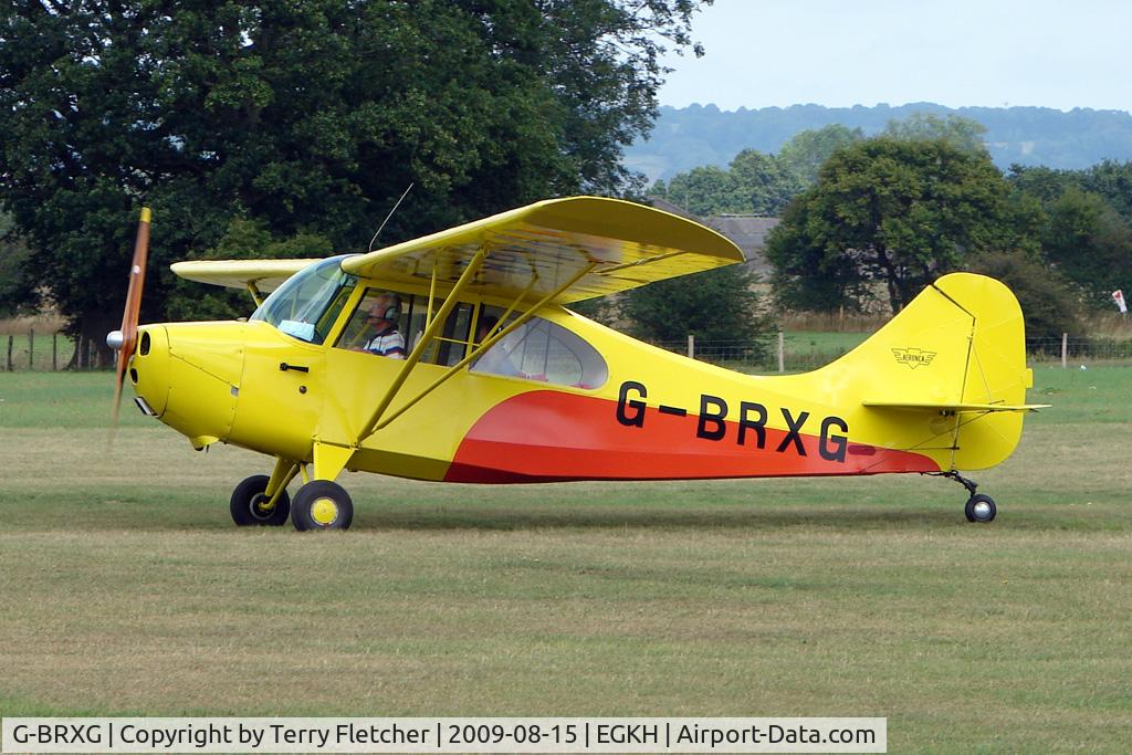 G-BRXG, 1946 Aeronca 7AC Champion C/N 7AC-3910, 1946 Aeronca Aircraft Corporation AERONCA 7AC at Headcorn , Kent , UK