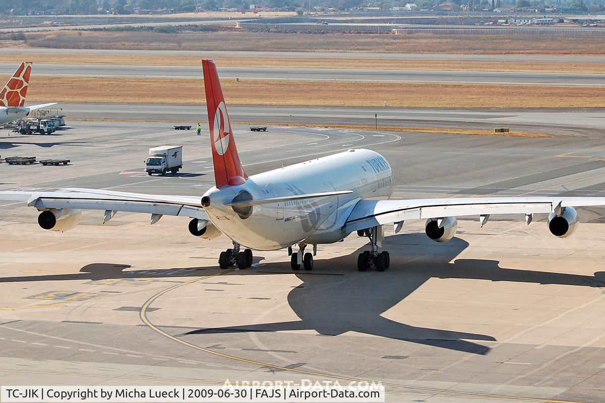 TC-JIK, 1999 Airbus A340-313 C/N 257, At Jo'burg