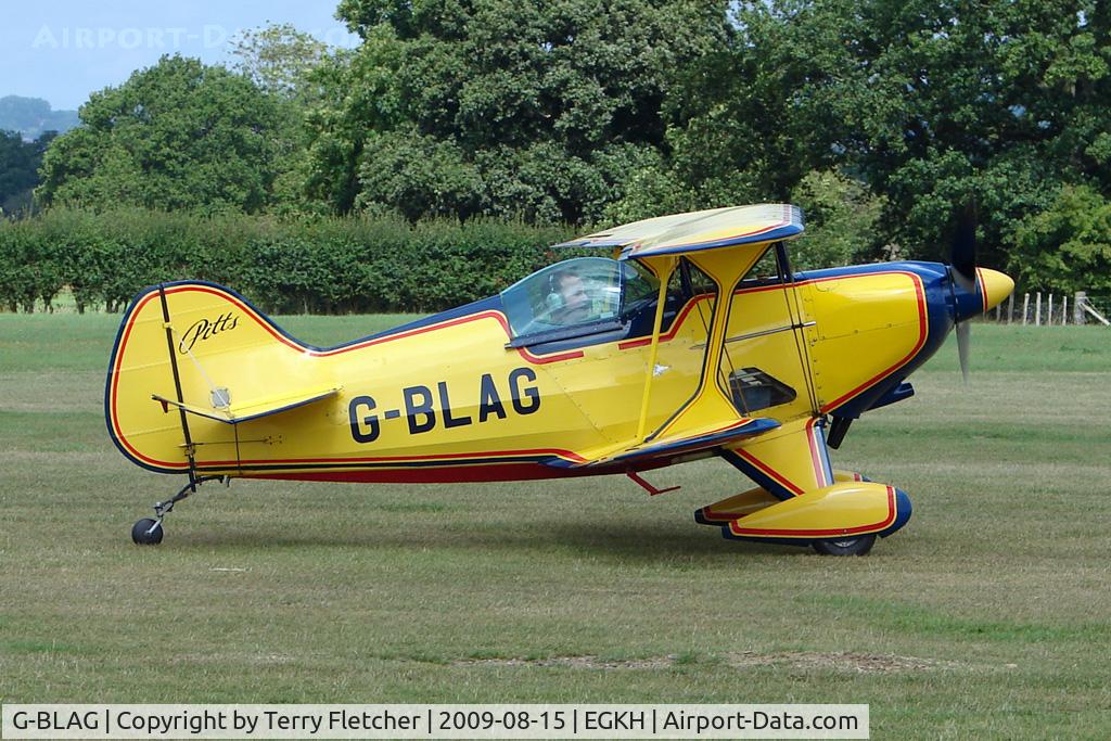 G-BLAG, 1984 Pitts S-1D Special C/N PFA 009-10195, 1984 Bray B PITTS S-1D at Headcorn , Kent , UK