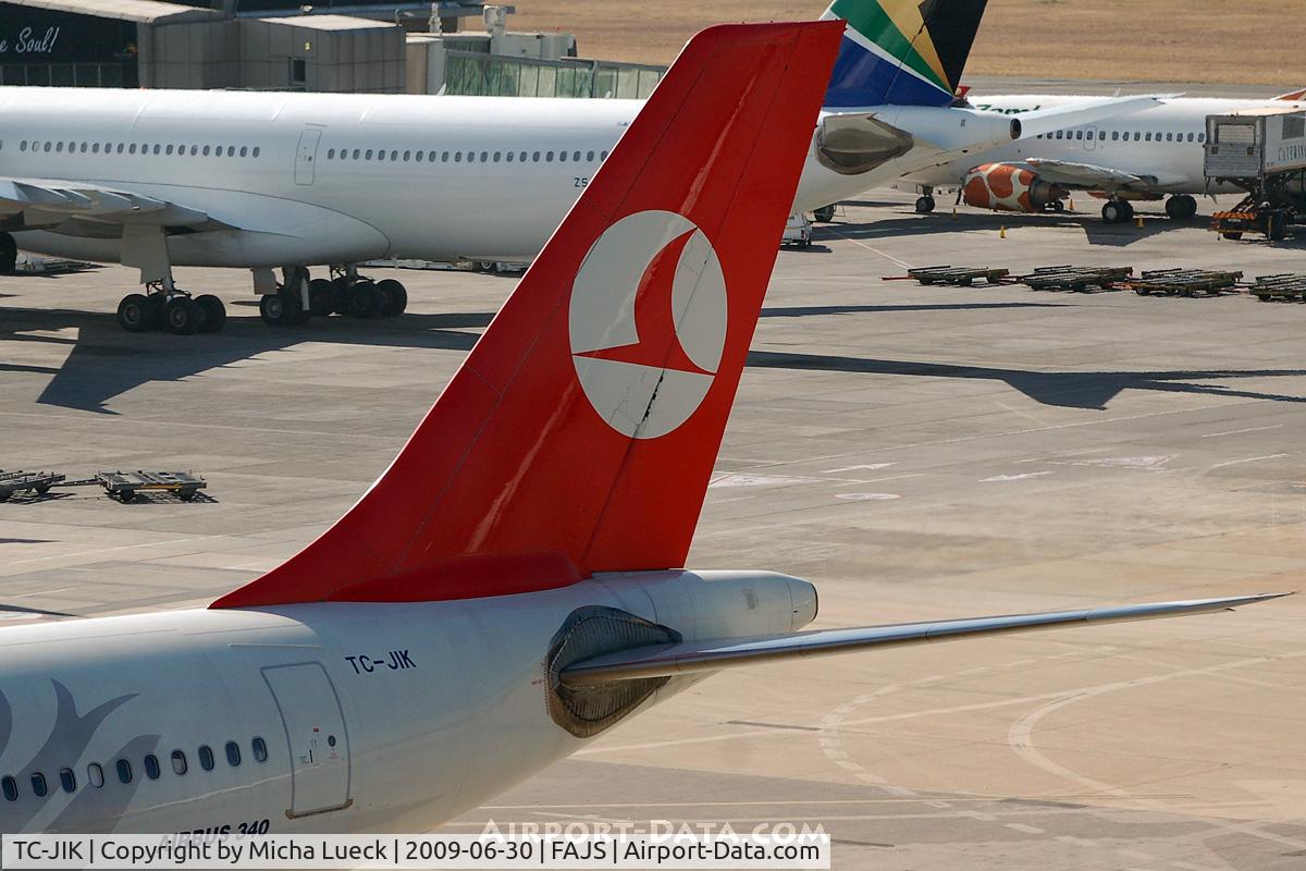 TC-JIK, 1999 Airbus A340-313 C/N 257, At Jo'burg