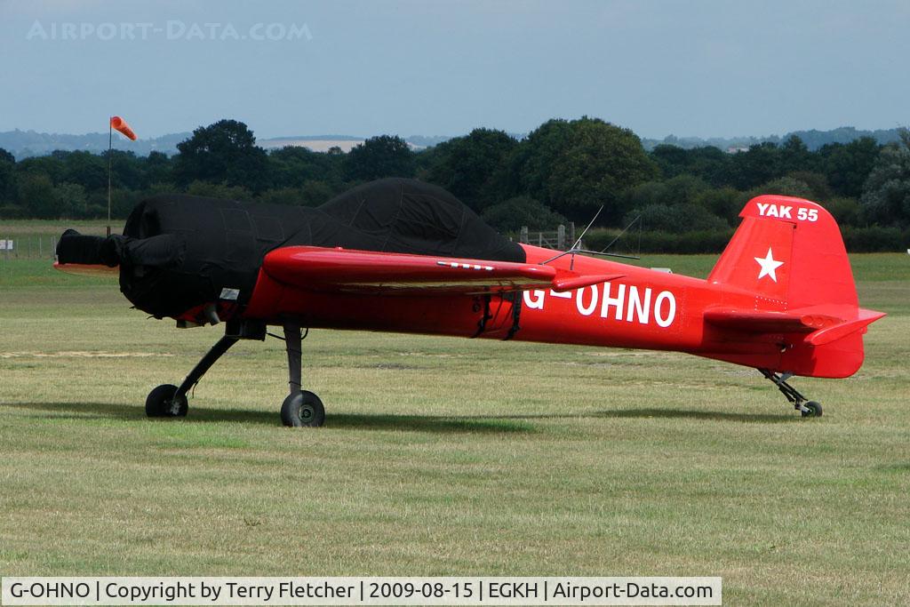 G-OHNO, 1990 Yakovlev Yak-55 C/N 901104, Yak55 at Headcorn