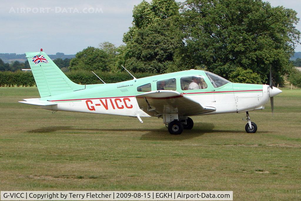 G-VICC, 1979 Piper PA-28-161 Cherokee Warrior II C/N 28-7916317, Piper PA-28-161 at Headcorn , Kent , UK
