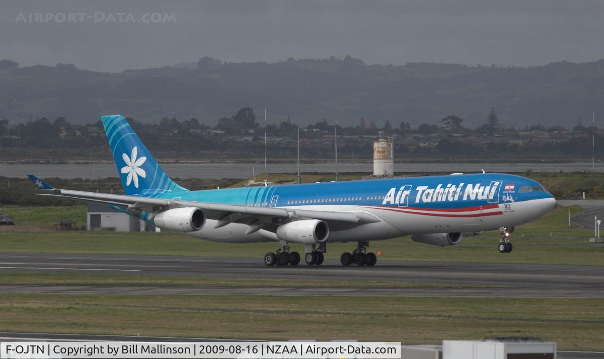 F-OJTN, 2001 Airbus A340-313 C/N 395, and they came to Auckland for ....?