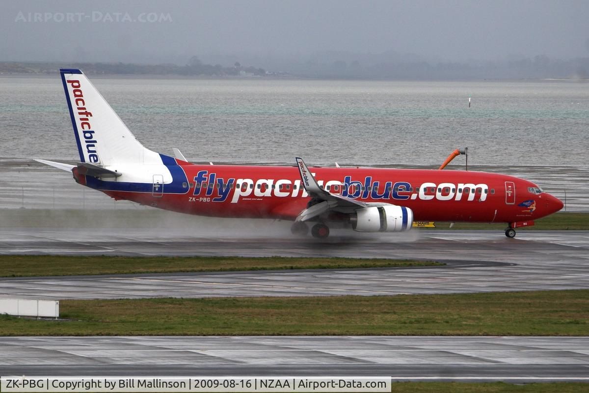 ZK-PBG, 2004 Boeing 737-8FE C/N 34015, yup...here comes the rain