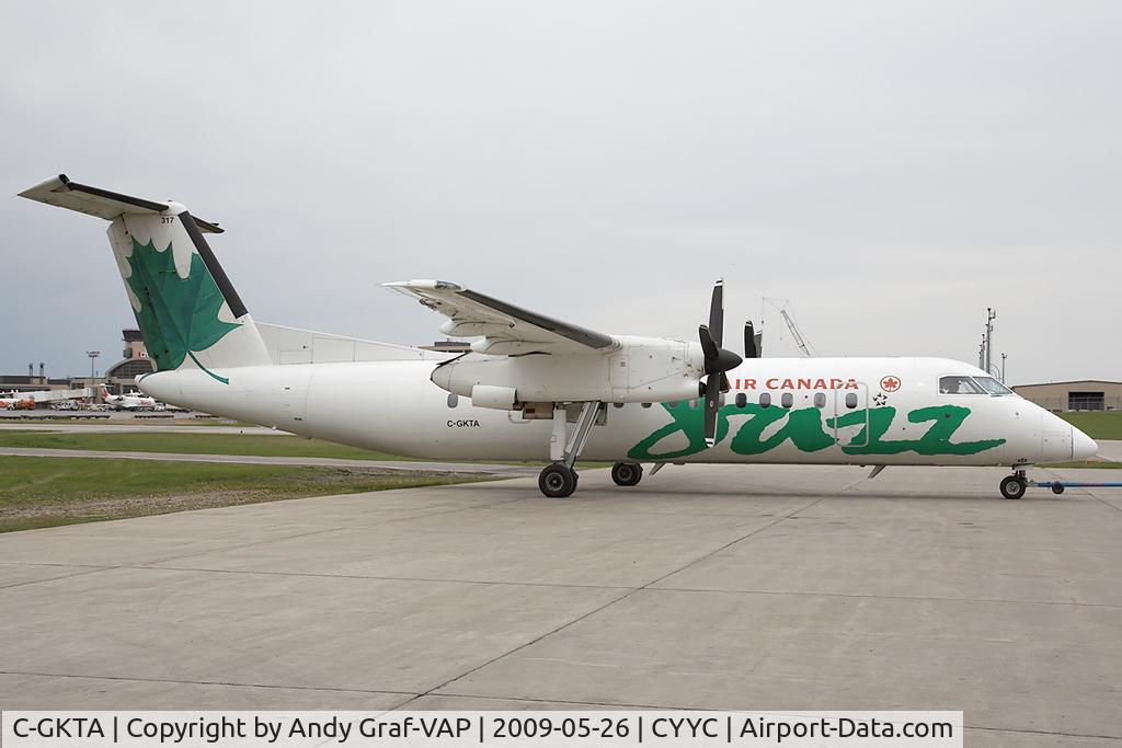 C-GKTA, 1989 De Havilland Canada DHC-8-301 Dash 8 C/N 124, JAZZ DHC8-300