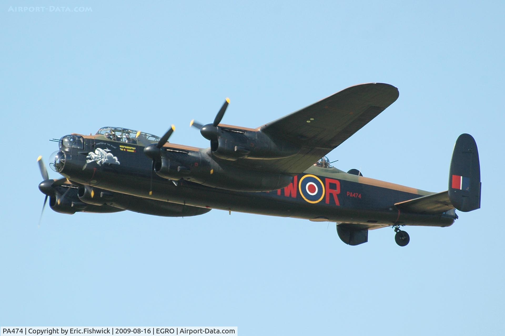 PA474, 1945 Avro 683 Lancaster B1 C/N VACH0052/D2973, The Phantom of the Ruhr at Heart Air Display, Rougham Airfield Aug 09