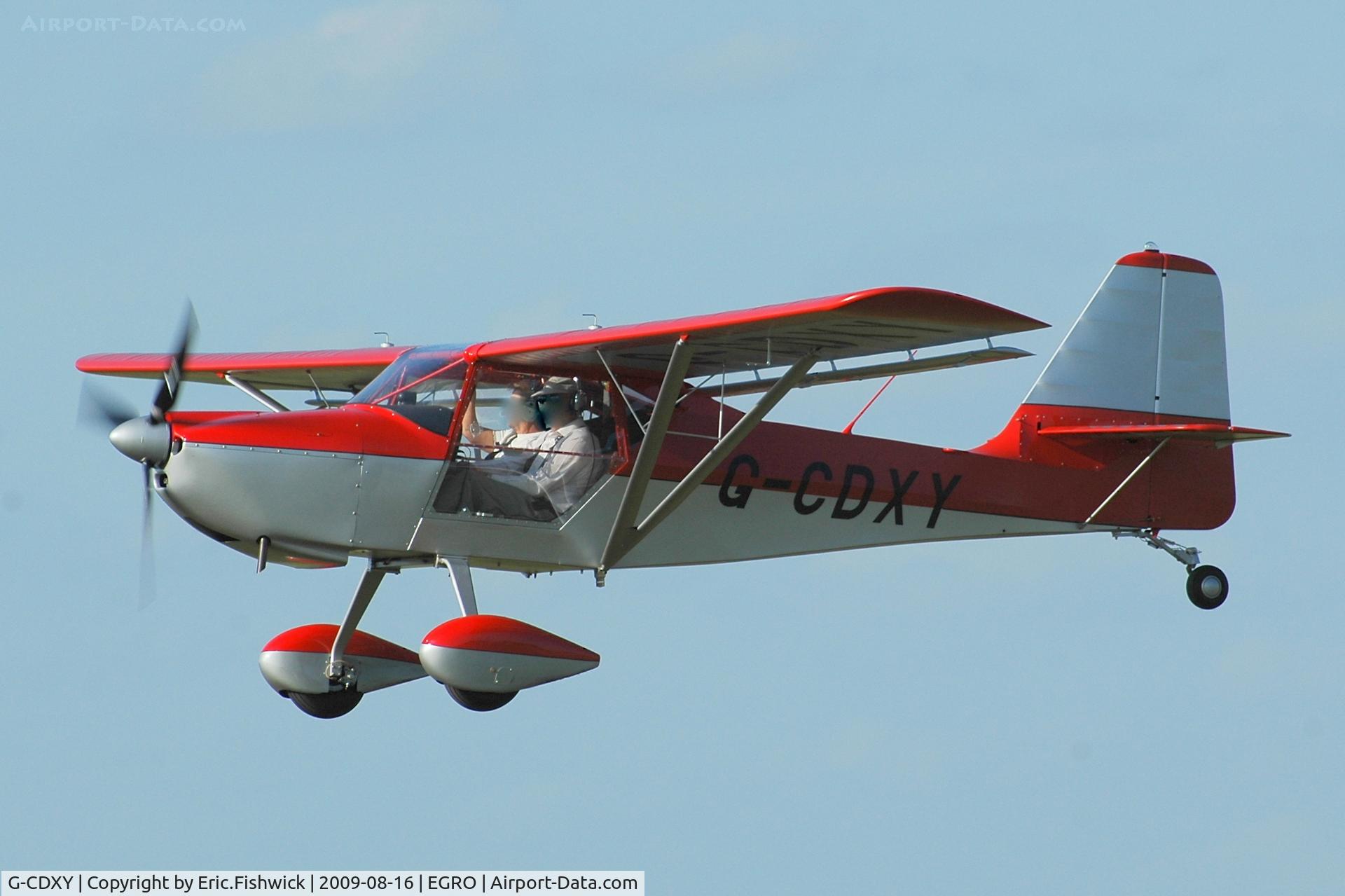 G-CDXY, 2007 Skystar Kitfox Series 7 C/N PFA 172D-14112, 4. G-CDXY departing Heart Air Display, Rougham Airfield Aug 09