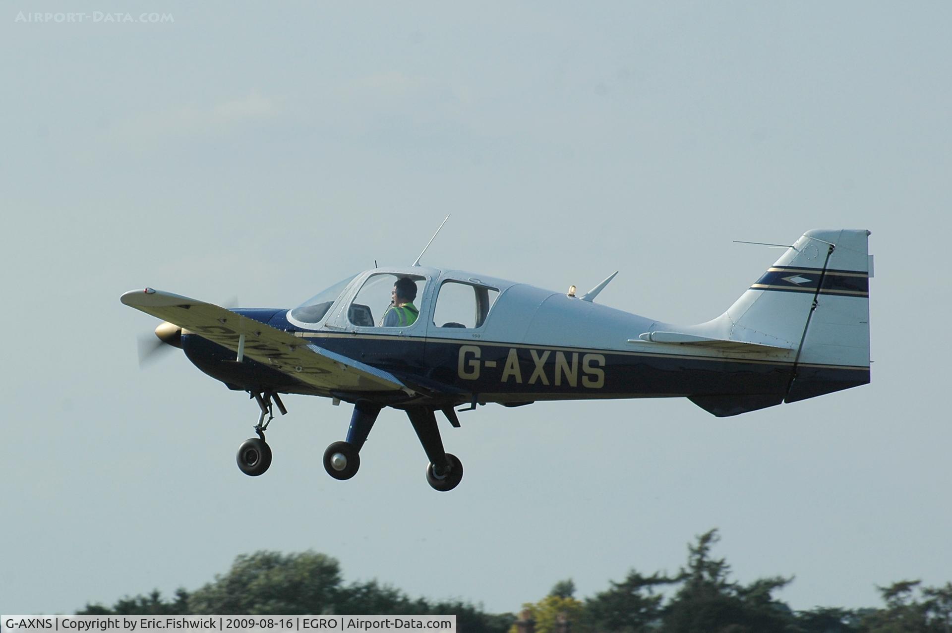 G-AXNS, 1969 Beagle B-121 Pup Series 2 (Pup 150) C/N B121-110, 4. G-AXNS departing Heart Air Display, Rougham Airfield Aug 09