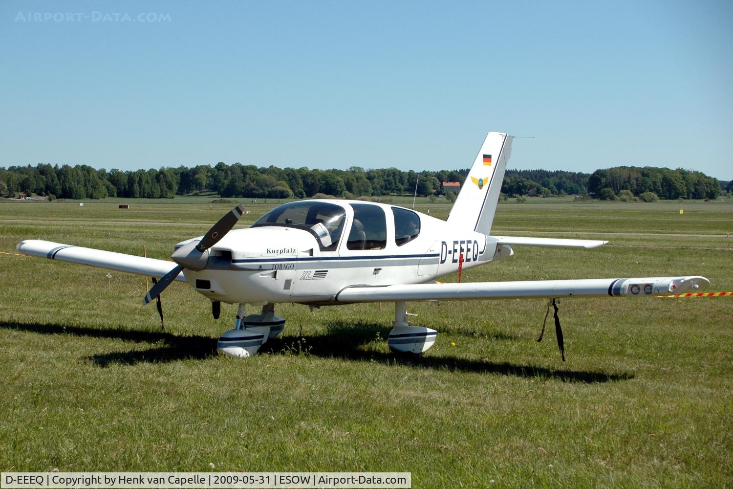 D-EEEQ, 1995 Socata TB-200 C/N 1760, German Socata at Västerås Hässlö airport, Sweden.