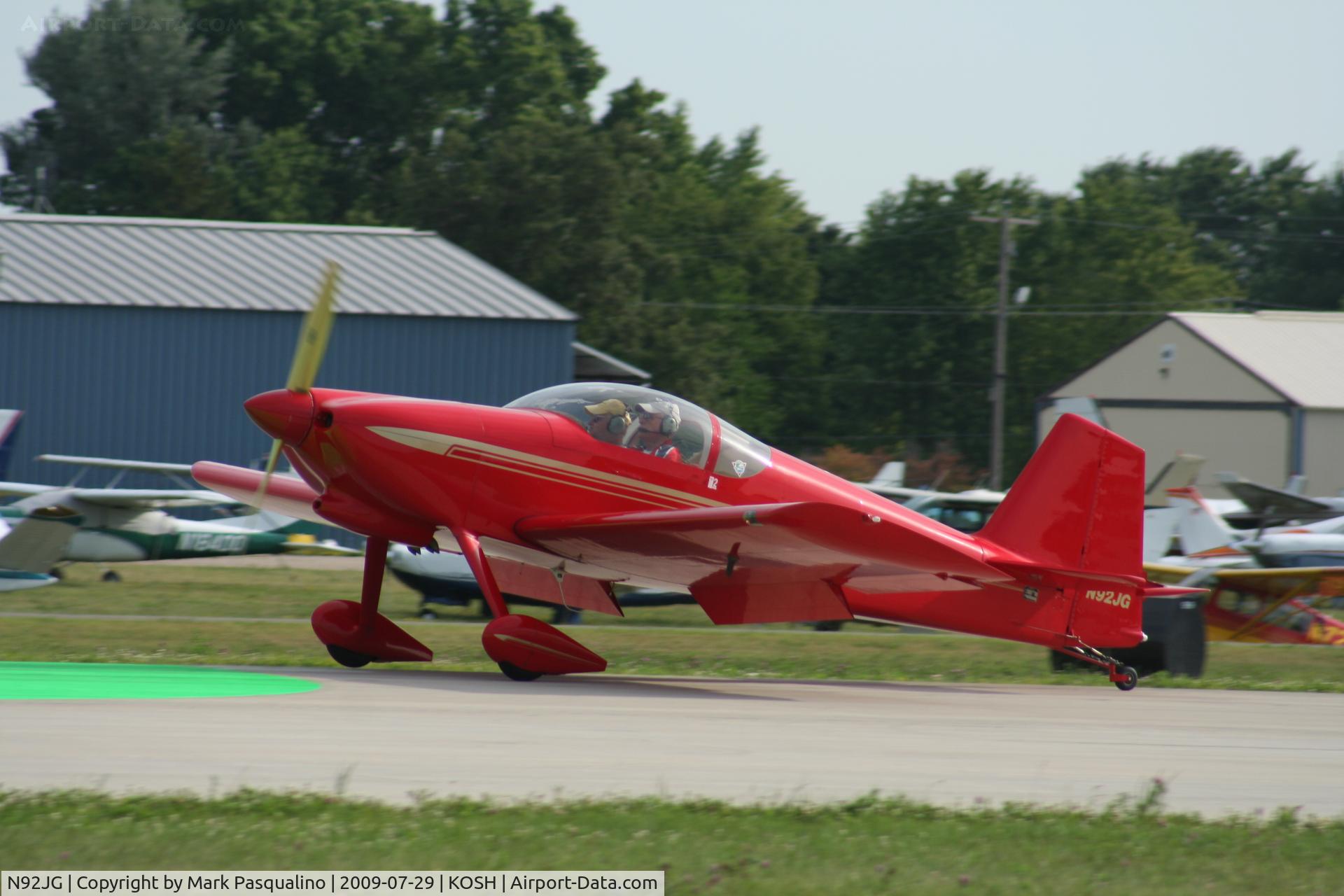 N92JG, 1992 Vans RV-6 C/N 20055, RV-6