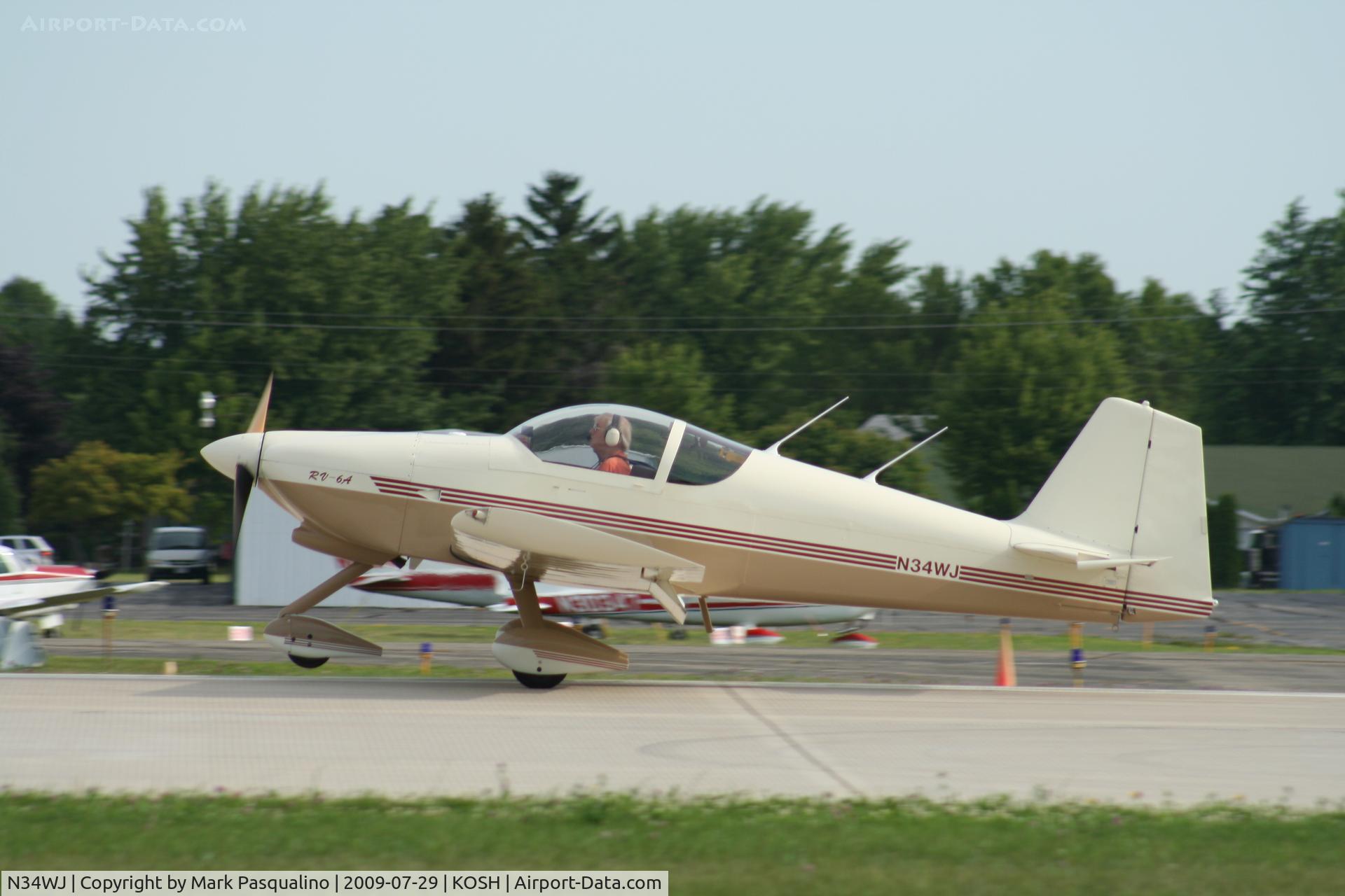N34WJ, 1994 Vans RV-6A C/N 20493, RV-6A