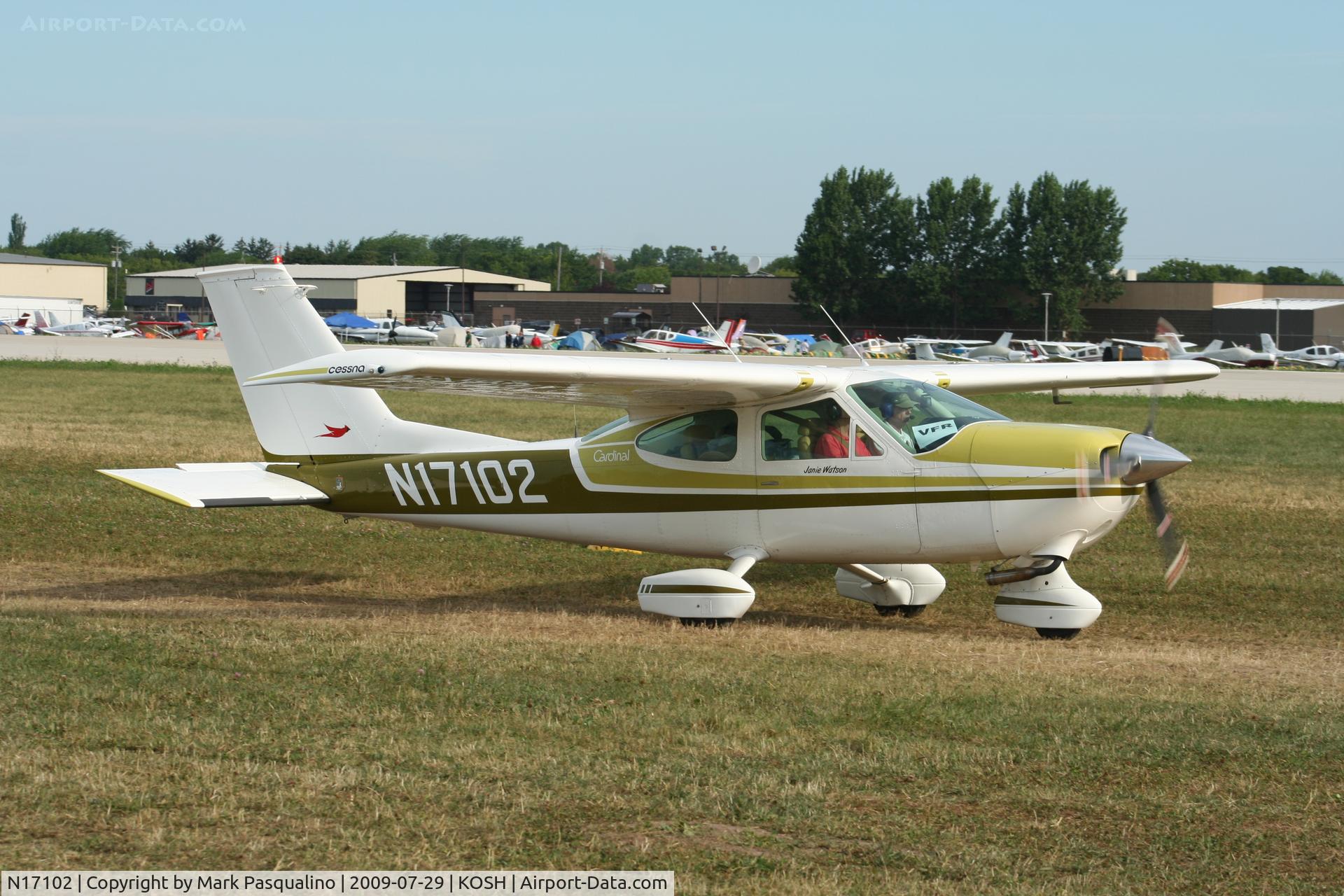 N17102, 1976 Cessna 177B Cardinal C/N 17702503, Cessna 177B