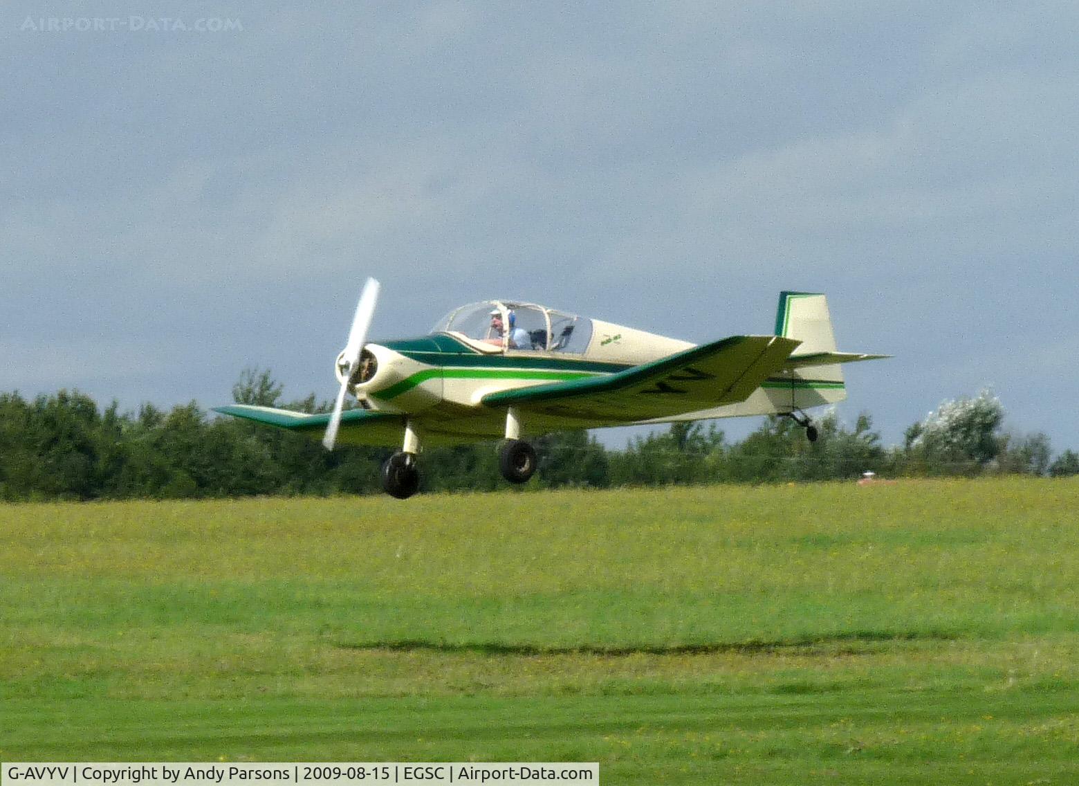 G-AVYV, 1964 Jodel (Wassmer) D-120 Paris-Nice C/N 252, Arriving at Cambridge